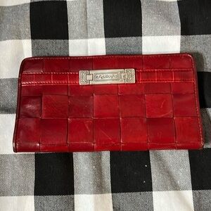 EUC Brighton Red Leather Wallet